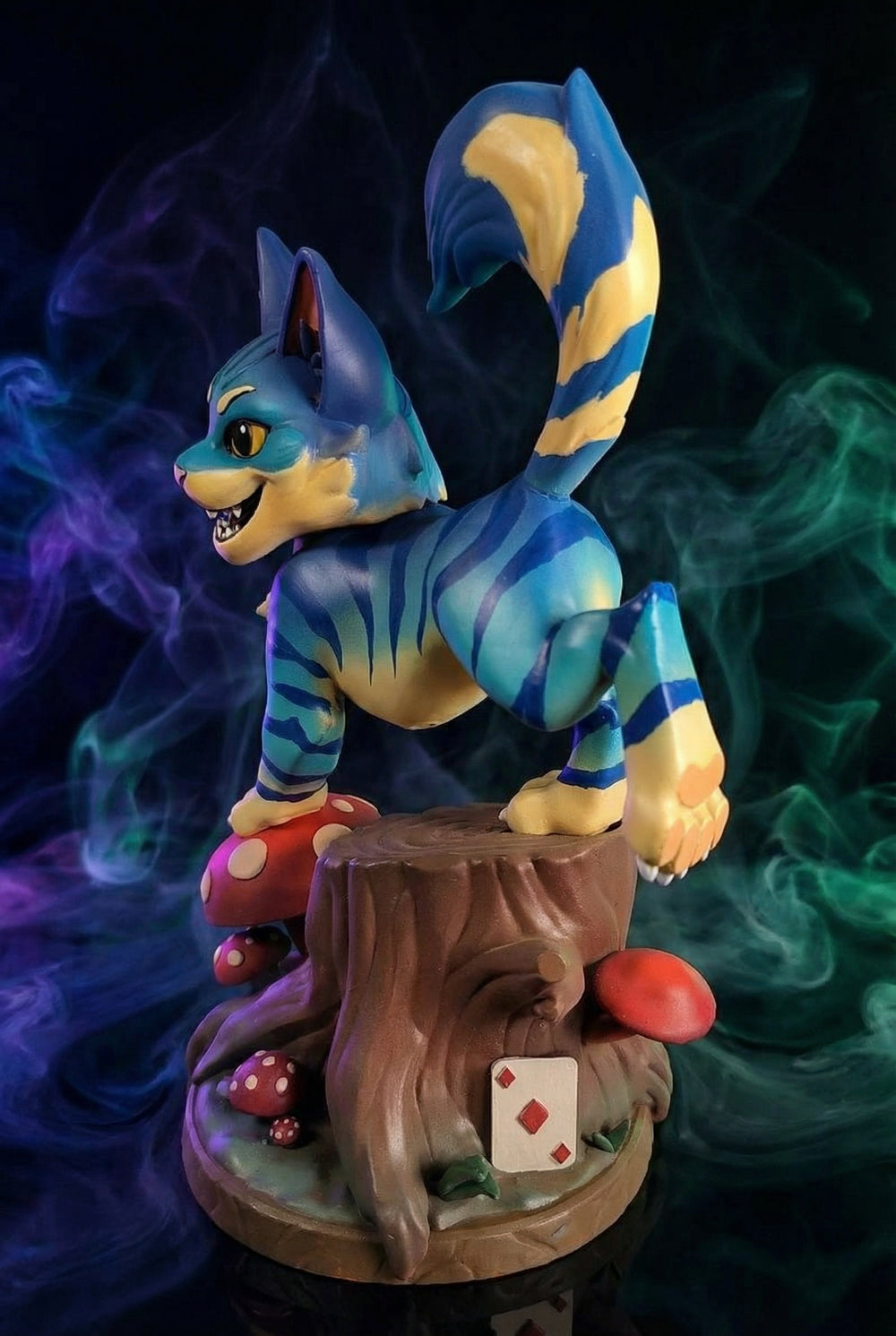 Cheshire Cat limited edition resin collectible rear view