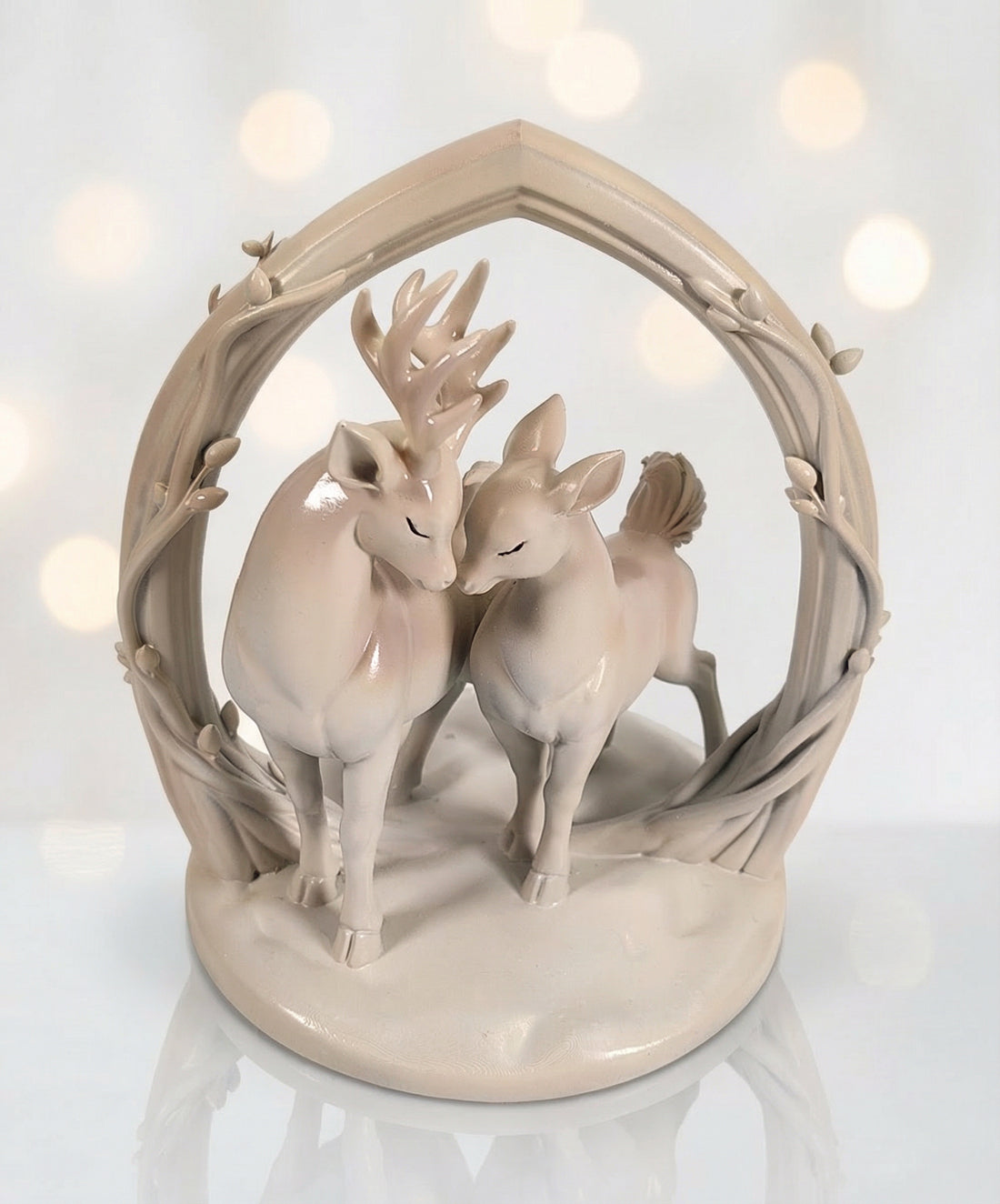 Dearly Loved hand-finished resin keepsake sculpture detail