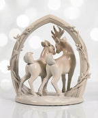 Dearly Loved resin keepsake sculpture rear view