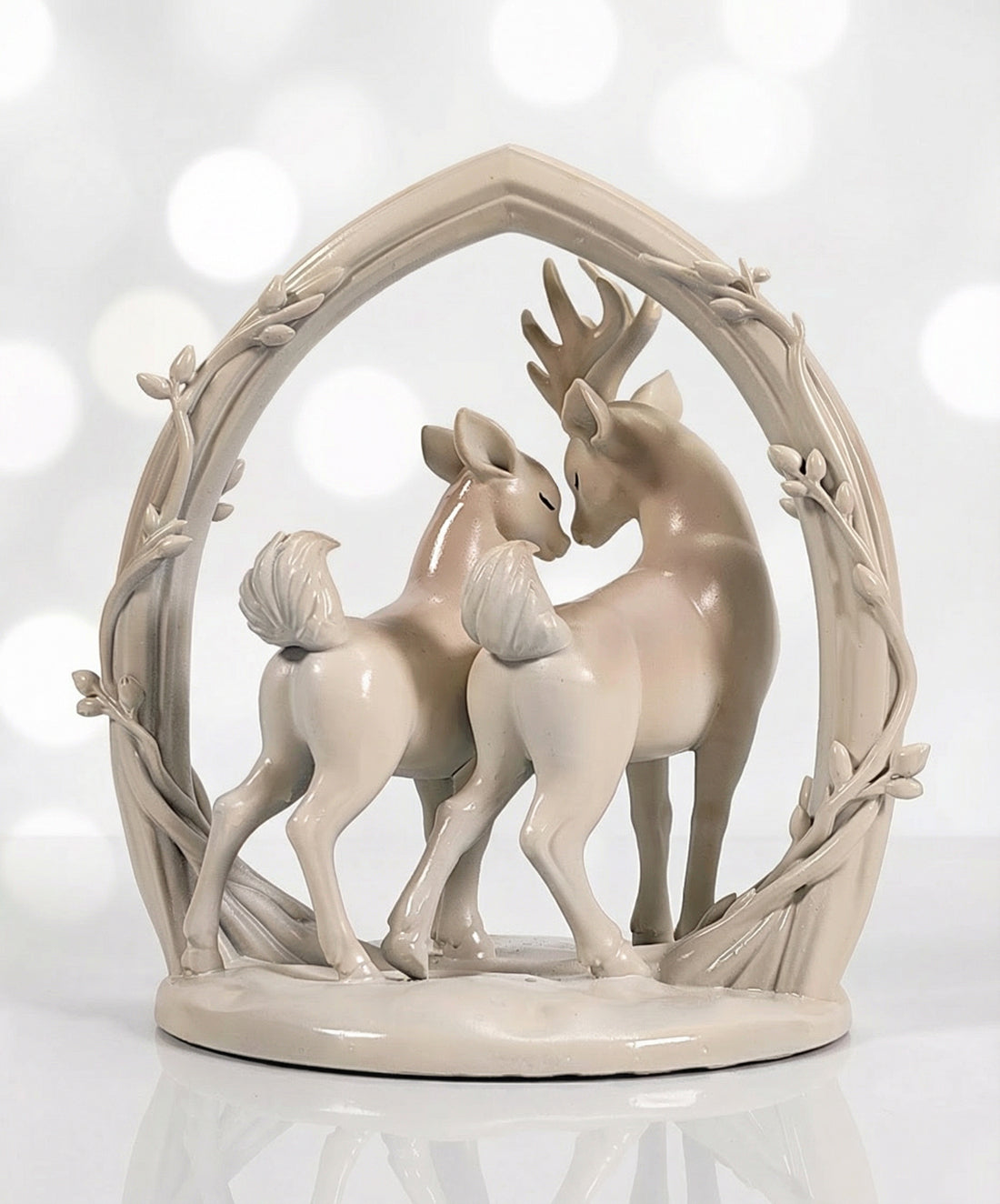 Dearly Loved resin keepsake sculpture rear view