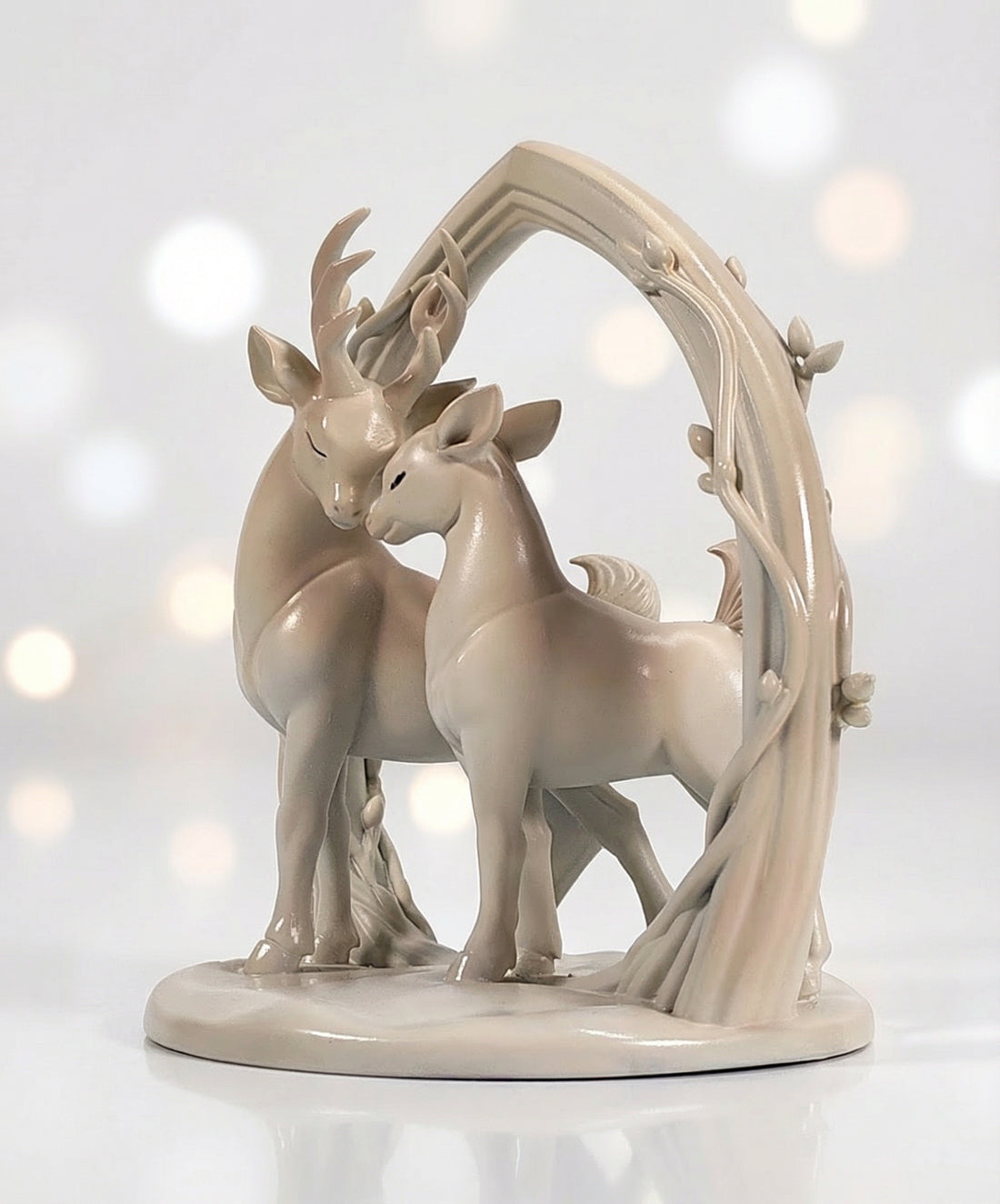 Dearly Loved resin keepsake sculpture side profile