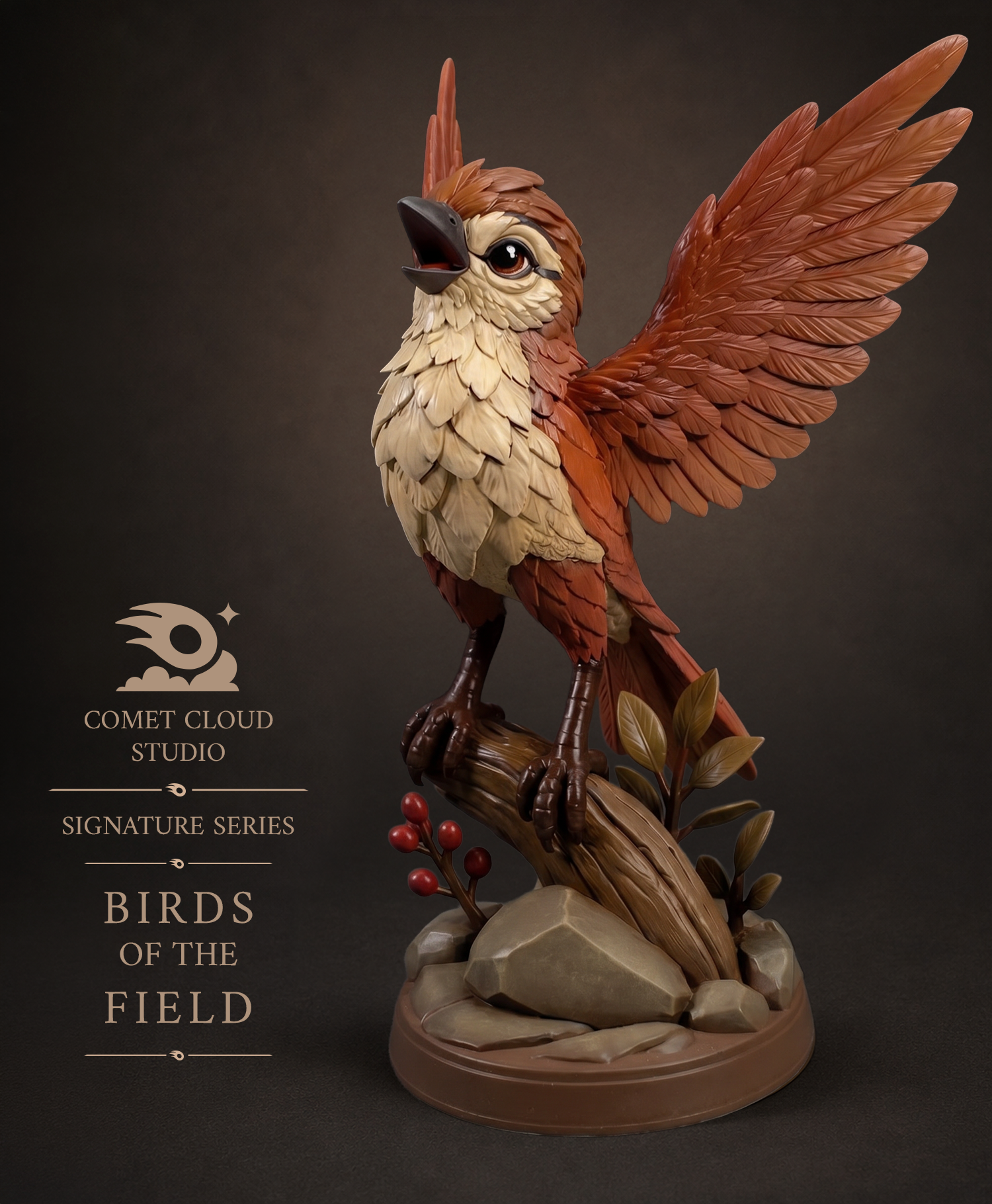 Birds of the Field: Sparrow PREORDER