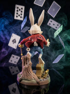 White Rabbit limited edition resin collectible rear view